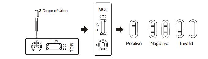 세륨을 가진 Methaqualone (MQL) 진단 약 AbuseTest 카세트/계량봉/패널 장비를 이용하는 용이함