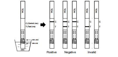 세륨을 가진 Methaqualone (MQL) 진단 약 AbuseTest 카세트/계량봉/패널 장비를 이용하는 용이함