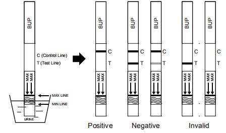 세륨을 가진 사용하기 편한 Buprenorphine OEM 10ng/ml BUP 약물 남용 카세트/계량봉/패널 급속한 시험 장비