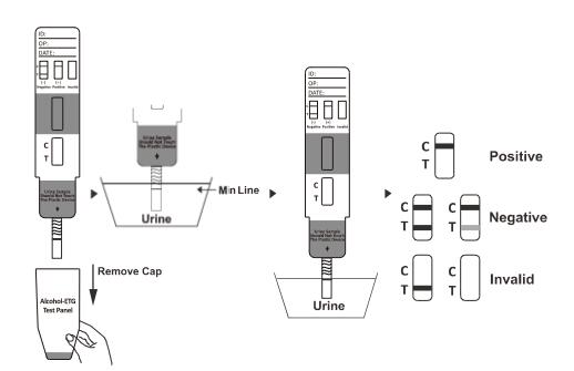 카페인 품질 탐지를 위한 1000 ng/mL 세륨 승인 약물 남용 시험 카세트/계량봉/패널 장비 급속한 시험