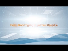 전체 혈액 수의학 신속 검사 키트 고양이 혈액 분류 신속 검사 카세트
