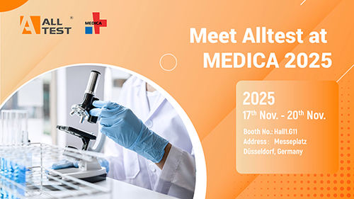 에 대한 최신 회사 뉴스 Alltest를 MEDICA 2025에서 만나보세요
