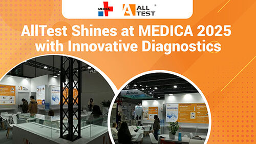 에 대한 최신 회사 뉴스 AllTest, 혁신적인 진단 기술로 MEDICA 2025에서 빛을 발하다