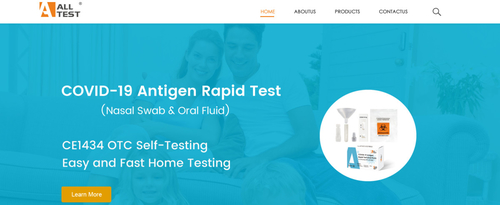 에 대한 최신 회사 뉴스 ALLTEST COVID-19 특별 페이지가 온라인 상태입니다!
