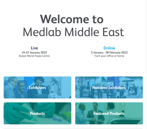 에 대한 최신 회사 뉴스 올테스트, Medlab Middle East 2022 온라인 전시회 참가