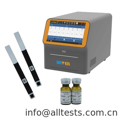 Good price CA125 시험 키트 CLIA 2.3 - 1000년 U/ML 이중 항체 샌드 위치법 온라인으로