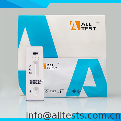Good price HIV 1.2. O 및 P24 전체 혈액 / 혈청 / 플라스마에 대한 감염병 신속 검사 키트 온라인으로