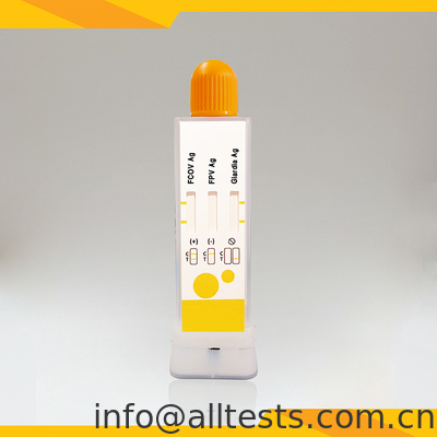 Good price FCoV FPV Giardia Lamblia 항원 복합 신속 검사 키트 배설물 수의 진단 컵 온라인으로