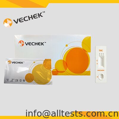 좋은 가격 5분 판독 시간 소변용 THC 신속 검사, 높은 정확도, 장비 불필요 온라인으로