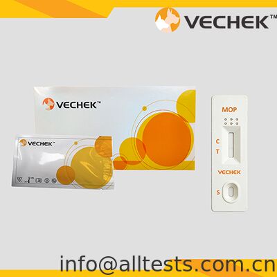 좋은 가격 동물용 MOP 급검증 키트, 5분 읽기 시간 높은 정확성 장비가 필요하지 않습니다. 온라인으로