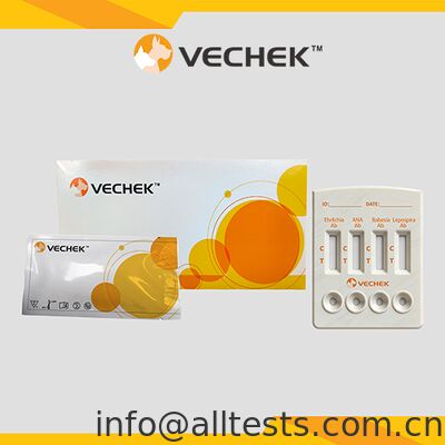 좋은 가격 빠른 결과로 Ehrlichia Anaplasma Babesia Leptospira 항체를 위한 개 복합 신속 테스트 카세트 온라인으로