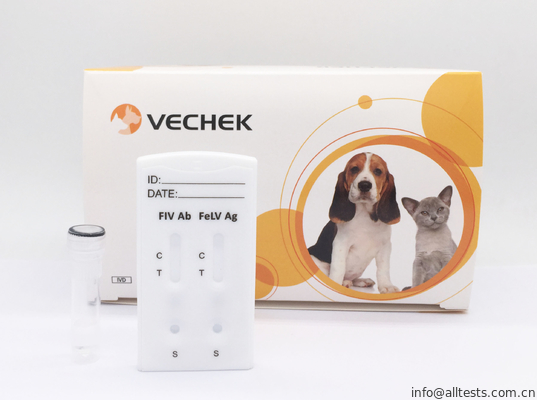 Good price Fiv 항체 + Felv 항원 결합 급속한 시험 카세트, 급속한 약물 테스트 장비 온라인으로