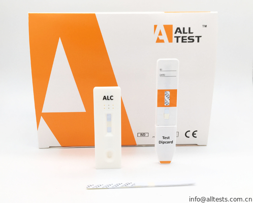 Good price 알콜 (ALC) 시험 장비 급속한 진단 카세트/계량봉/패널 시험 장비는 세륨을 가진 소변에 있는 존재를 검출합니다 온라인으로