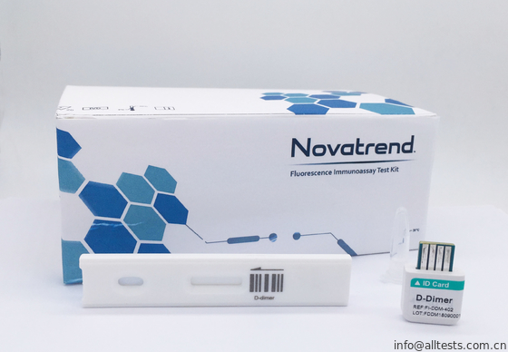 Good price 인간적인 전혈 /serum /plasma에 있는 Novatrend 형광 면역화학적검정 해석기에 의하여 D 이합체 진단 테스트 사용 온라인으로