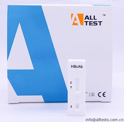 Good price ISO13485/세륨 HBcAb 혈청 플라스마에서 B형 간염 중핵 항체 (HBcAb)를 검출하는 급속한 시험 장비 온라인으로