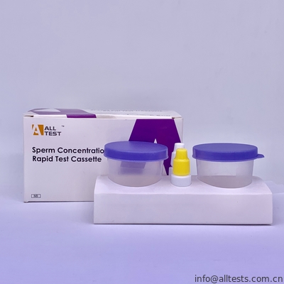 Good price 자격이 된 OTC 증명서 정액 농도 급속한 시험 카세트 가정 시험 장비 온라인으로