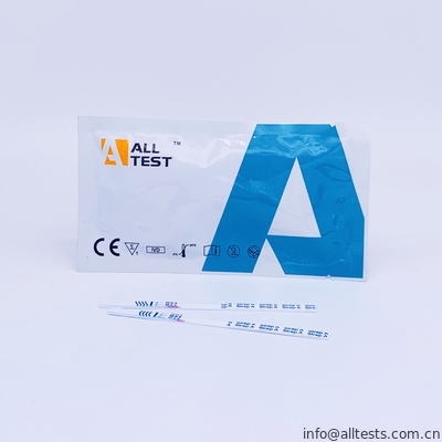 Good price OnOne 단계 Strep 인후 면봉을 가진 급류 시험 장비 계량봉 (빨강에 있는 제어 회선) 높은 감도 온라인으로