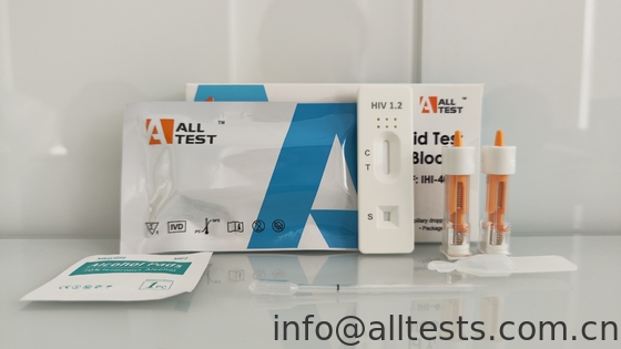Good price HIV 1.2 빠른 검사 카세트 자기 검사 가정 검사 (전혈 / 소변 / 구강액) 온라인으로