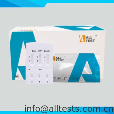 좋은 가격 HBsAg/HCV/시필리스 콤보 급검사 카세트 (전혈/세럽/플라즈마) 온라인으로
