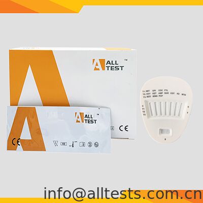 좋은 가격 구강액용 다중 약물 신속 검사 카세트 (3~10분 판독 시간, CE 인증, 최대 17가지 약물 검사) 온라인으로