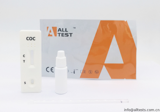 Good price 50ng 빠른 약물 남용 시험 장비 COC 전혈 /Serum/Plasma 약물 테스트 카세트 온라인으로
