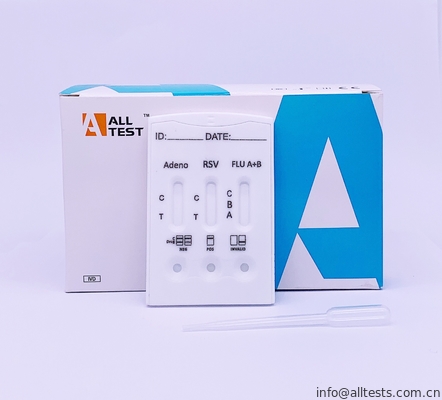 Good price 결합 아데노비루스/RSV/유행성감기 A+B의 품질 탐지를 위한 급속한 전염병 테스트 온라인으로