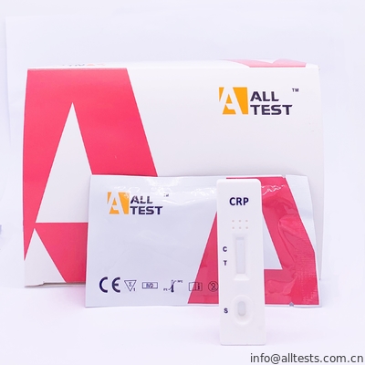 Good price CRP 급속한 시험 카세트 진단 혈액 검사 급속한 색층 분석 면역화학적검정 온라인으로