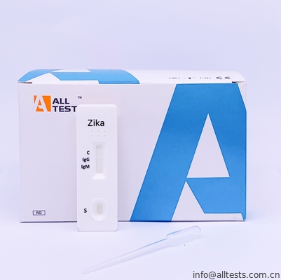 Good price 쉬웠던 전혈/혈청/플라스마에 있는 Zika IgG/IgM 급속한 시험 카세트를 사용했습니다 온라인으로