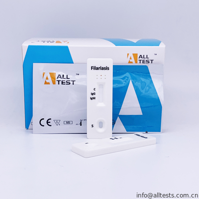 Good price AllTest Filariasis 급속한 시험 장비 혈액 & 혈청 & 플라스마 IFIL-402 온라인으로