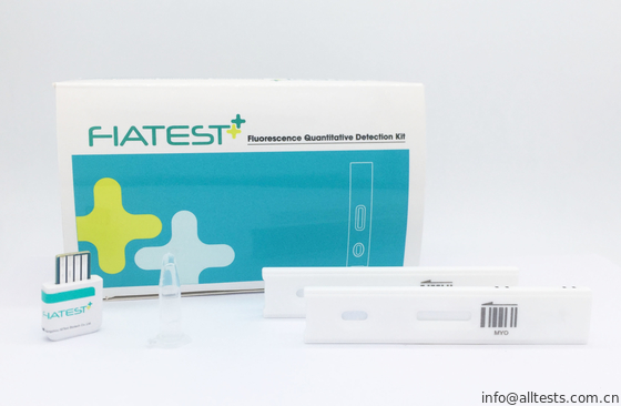 Good price 인간적인 전혈 /serum /plasma에 있는 Fiatest 형광 면역화학적검정 해석기에 의하여 미오글로빈 (MYO) 진단 테스트 장비 사용 온라인으로