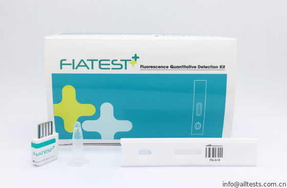 Good price 인간적인 면봉에 있는 Fiatest 형광 면역화학적검정 해석기에 의하여 사용하기 편한 유행성감기 A+B 급속한 진단 테스트 장비 사용 온라인으로