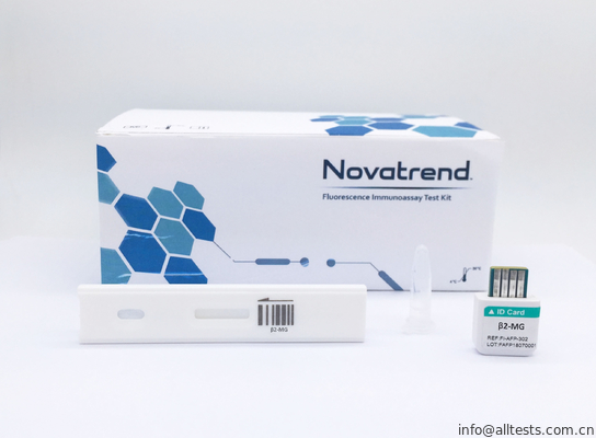 Good price Novatrend 형광 면역화학적검정 해석기에 의하여 인간적인 전혈 /serum /plasma도 β2 microglobul 시험 사용 온라인으로