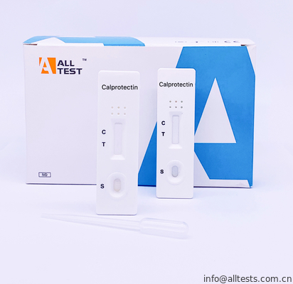 Good price AllTest Calprotectin 인간적인 대변 견본, 10T/장비에 있는 급속한 시험 카세트 온라인으로