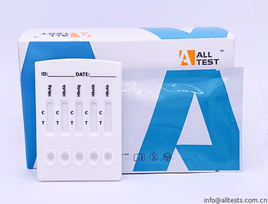 Good price HBV HBsAg, HBsAb, HBeAg, HBeAb, HBcAb를 가진 결합 급속한 시험 카세트 (혈청/플라스마) 온라인으로