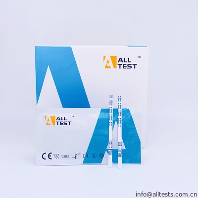Good price 1개 단계 Strep 인후 면봉을 가진 급류 시험 장비 계량봉 (빨강에 있는 제어 회선) 높은 감도 온라인으로