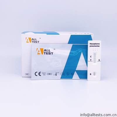Good price AllTest Mycoplasma 폐염 IgM 항체 옆 교류 Immunochromatographic는 급속한 시험을 분석합니다 온라인으로