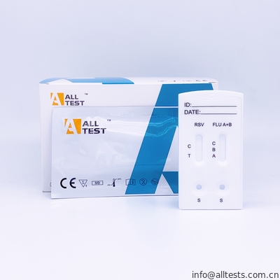 Good price RSV/Influenza A+B 결합 급속한 시험 카세트 (면봉/코는 발음합니다) 온라인으로
