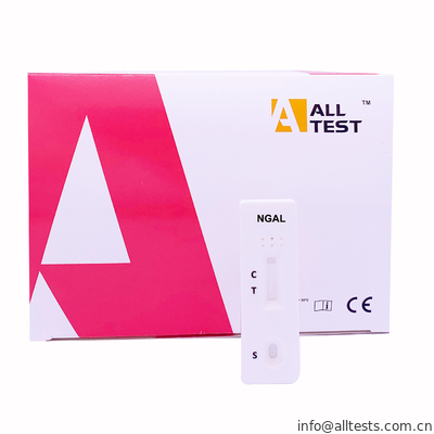 Good price 호중구 gelatinase 연합되는 lipocalin (NGAL) 급속한 시험 카세트 하나 단계 급류 시험 온라인으로