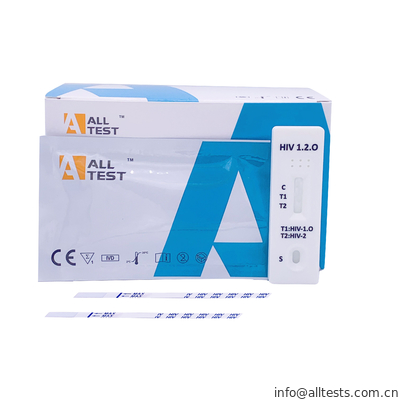 Good price 편리한 올테스트 HIV 1.2.오우 신속 시험 카세트 온라인으로