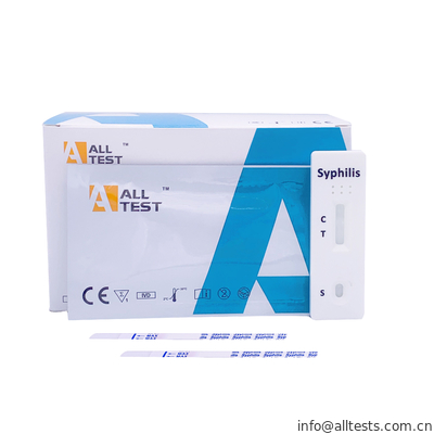 Good price 감수성 한 단계 시필리스 신속 검사 키트, 가정 진단 검사 키트 감염병 검사 온라인으로