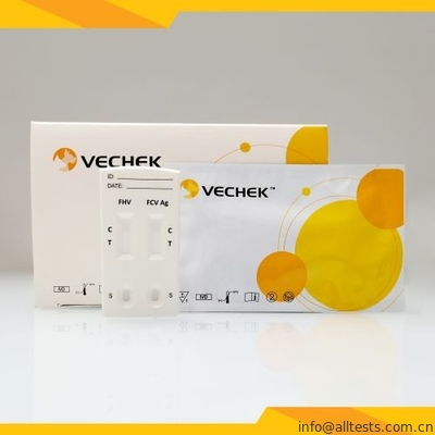 Good price FHV+ FCV 항원 캄보 신속 시험 카세트 분비 5 분 온라인으로